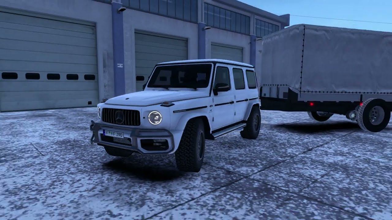 [ETS 2] Mercedes Benz W463 2022 G63 AMG Cargo Delivery смотреть онлайн