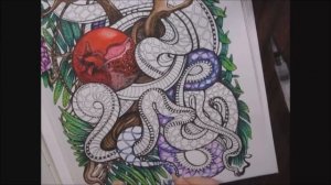 Раскрашиваем вместе (Coloring with me)/ Змеи акварельными карандашами