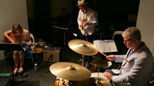 Sifter (Mary Halvorson, Kirk Knuffke, Matt Wilson) - at The Stone, NYC - August 4 2016