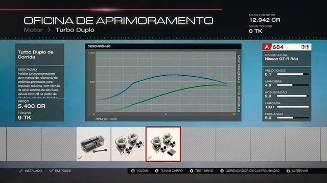 Forza Motorsport 5 - fazendo Upgrades e Testando o Nissan Skyline R34 смотреть онлайн