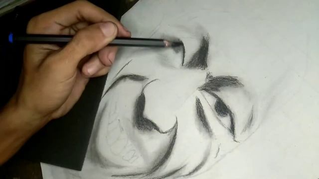 I just want to draw a BAT, BUT.. |Fast sketch |Charcoal drawing смотреть онлайн