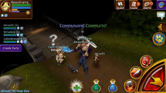 Arcane Legends MMO-Action RPG 1 Gameplay Прохождение AndroidiOS Обзор начало игры за Воина
