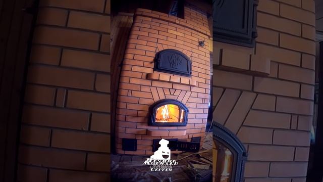Печник Могилёв. Каминопечь с хлебной камерой и лежанкой.