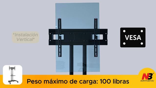 ? PEDESTAL Empresarial MÓVIL ? para TV o Monitor de 32” a 75” NB AVA1500 смотреть онлайн