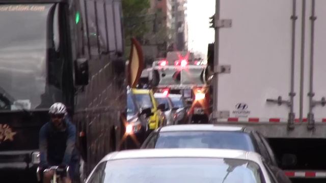 NYPD & FDNY Responding Police Cars & Firetrucks On New York Streets 2015 HD ©