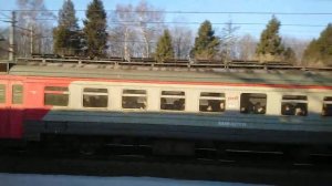 Аэроэкспресс и пригородная электричка - гонка электропоездов на скорость Павелецкое направление МЖД