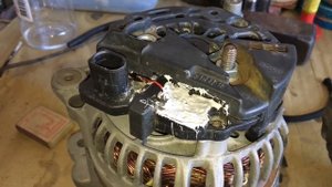 Замена генератора Transporter T4