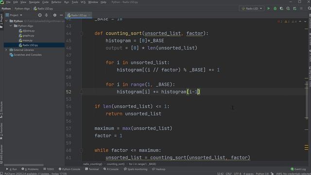 Counting Radix Sort in Python | Algorithmen Tutorial