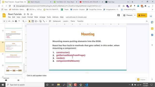 React Tutorial 11 - React Life Cycle смотреть онлайн