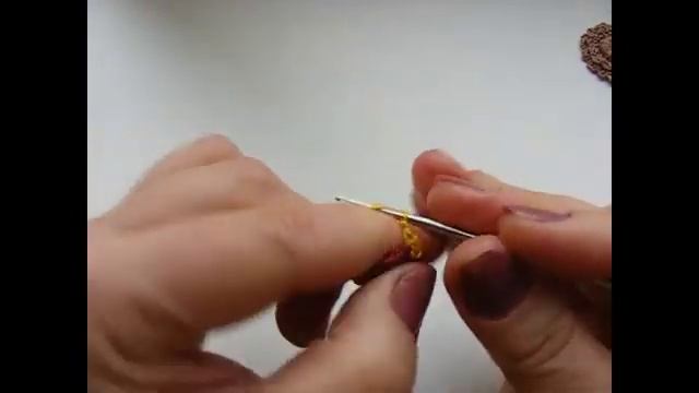 Ирладское кружево. Сердцевина Цветка или Цветок  Irish lace