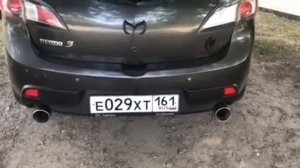 Mazda 3 звук выхлопа 1.6
