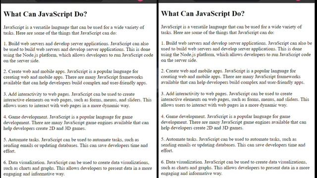 JavaScript Can Show & Hide HTML Elements #javascript #fun_learn
