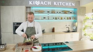 Тар-тар из форели с толченым авокадо