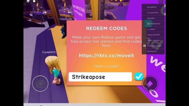 All working codes for the Build It Play It Roblox Event! смотреть онлайн