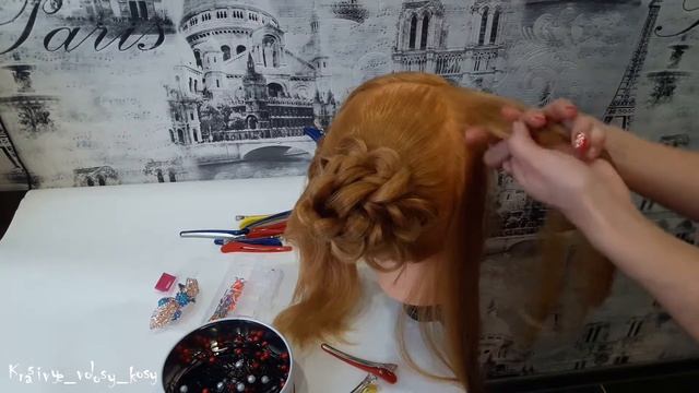 Вечерняя прическа смотреть онлайн