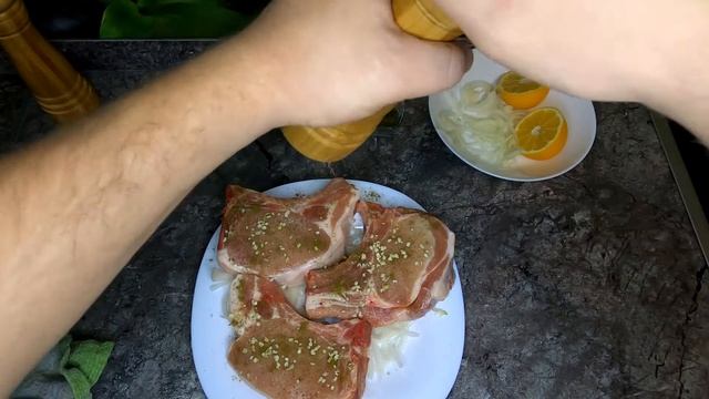 Антрекот на мангале. Просто шедевр.