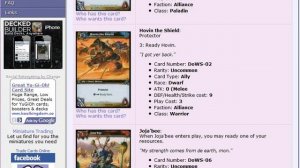 World of Warcraft TCG - Drums of War Starter card list