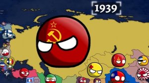 History of Russia and Its Neighbours (1900-2022) Countryballs