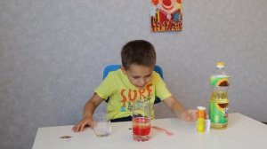 Эксперименты для детей масло в воде или вода в масле