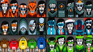 ВСЕ ПЕРСОНАЖИ INCREDIBOX ОДНОВРЕМЕННО! (V1-V8, M&M's, Axe Boat)