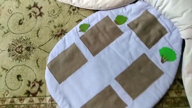 Развивающий коврик для детей своими руками.