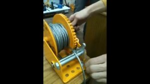Лебёдка ручная канатная