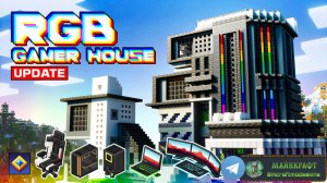 Minecraft DLC RGB Gamer House