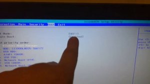 Установка Windows на ноутбук ACER es 17