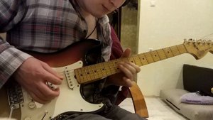 Deep Purple - Demon's eye  (guitar solo improvise semi- Malmsteen style)