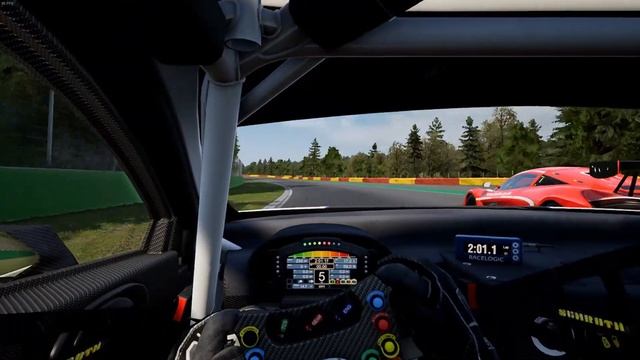 Lexus RCF v 720S at Spa - Assetto Corsa Competizione смотреть онлайн