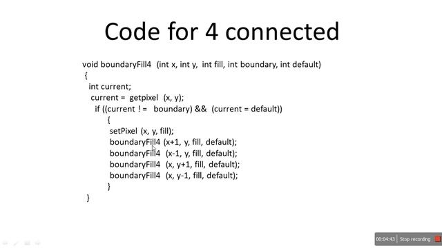 boundary fill algorithm in computer graphics смотреть онлайн