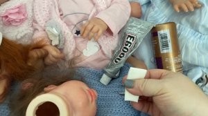 КАК САМОМУ СДЕЛАТЬ КУКЛУ РЕБОРН ? КАК ЗАКРЕПЛЯТЬ ВОЛОСЫ У КУКЛЫ РЕБОРН ? КУКЛА ПОЧТИ ГОТОВА ?