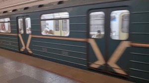 Отправление Номерного со станции Белорусская (Замоскворецкая линия метро). 1 июля 2024г.