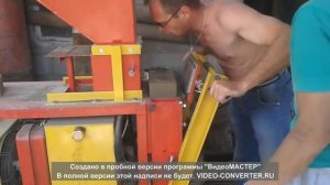 Полуавтоматический станок для лего-кирпича. Пресс 40 тонн.