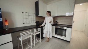 Маленькая квартира-студия с дизайном от застройщика. Минск. Новая Боровая