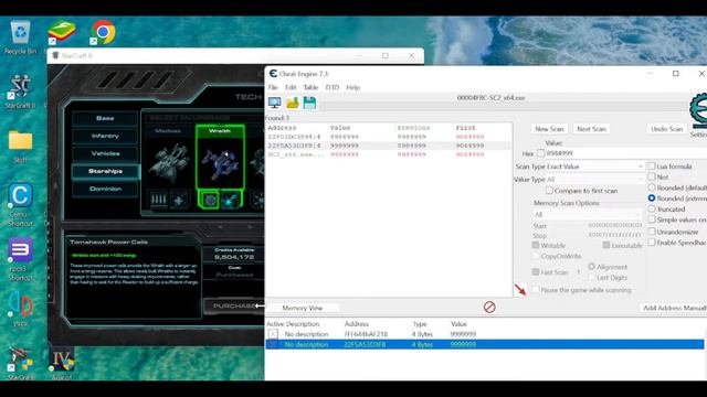 Starcraft 2 - Infinite Credits Without Losing  Achievements (Cheat Engine Works) Subscribe