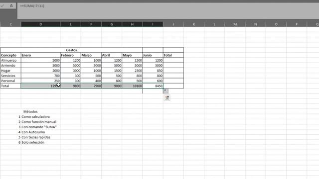 ✅ 5 FORMAS de SUMAR en EXCEL - CÓMO SUMAR EN EXCEL - Sumas FÁCILES en EXCEL. ?? -CURSO EXCEL смотреть онлайн