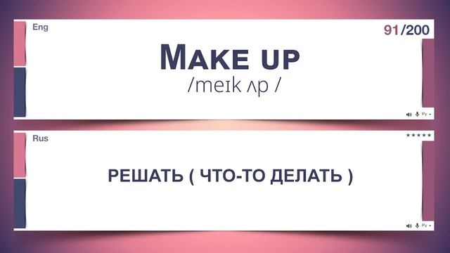 200 Английских слов с переводом и транскрипцией