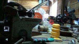 Замена отбойников в передних аммортизаторах на Zotye T600