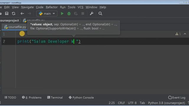 Python Hello World Program | First Python Program | python Tutorials For Beginners to advanced | #7