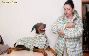 Обзор комплекта "Я И МОЙ ДОБЕРМАН". Две куртки. Не смогла удержаться.