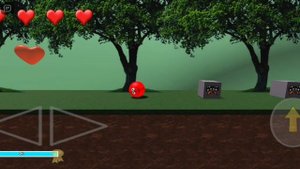 Красный шар, продолжает свой путь, в роблокс. Roblox. Red ball