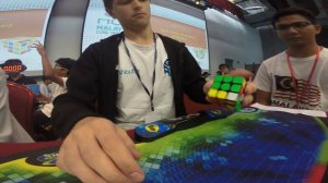 Rubik's Cube One-Handed World Record Average: 10.21 seconds
