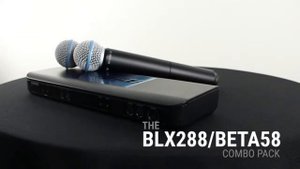 NEW SHURE BLX288/SM58 & BLX288/BETA58 DUAL WIRELESS MIC SETS -NOW AVAILABLE- @  Mega Karaoke Center