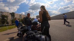 ЗАМЕР ВИЗОРА НА ТОНИРОВКУ. ДПС МОТОЦИКЛИСТКА