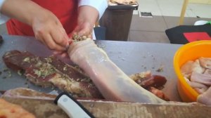 Как делают казы в Киргизии