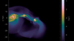 Simulation of AGC 114905 in MOND with the external field effect.