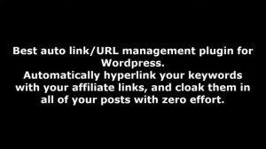 Affiliate Plugin Wordpress | Affiliate Link Engine Plugin For Wordpress