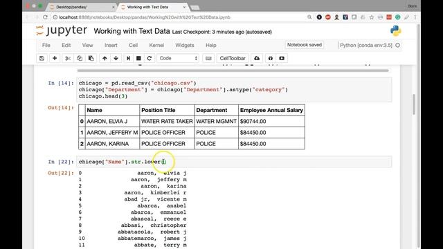Common String Methods - lower, upper, title, and len - Data Analysis Tutorial