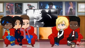 Spider-man Spider-Verse react to Miles Morales | Spiderman Across the Spiderverse | Part 1